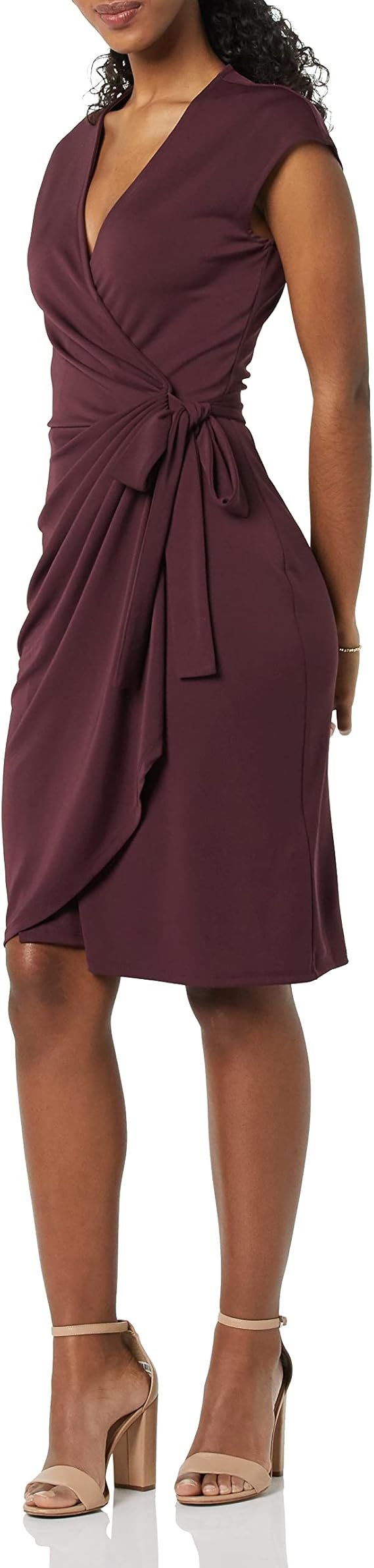 <a href="https://amzn.to/4vz7fBM" data-type="link" data-id="https://amzn.to/4vz7fBM">Amazon Essentials Women's Classic Cap Sleeve Wrap Dress with V Neck (Available</a> in Plus Size)