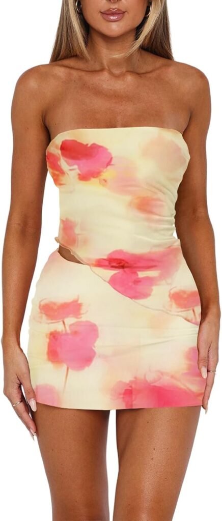 Goafuliy Two Piece Skirt Set