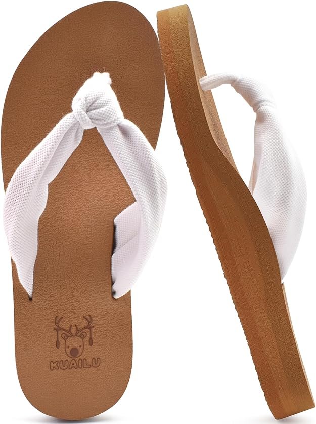 <a href="https://amzn.to/4f0tZo9" data-type="link" data-id="https://amzn.to/4f0tZo9">KuaiLu Flip Flops for Women with Arch Support Yoga Mat Comfortable Summer Beach Walking Thong Cushion Sandals Slip On Indoor Outdoor</a>