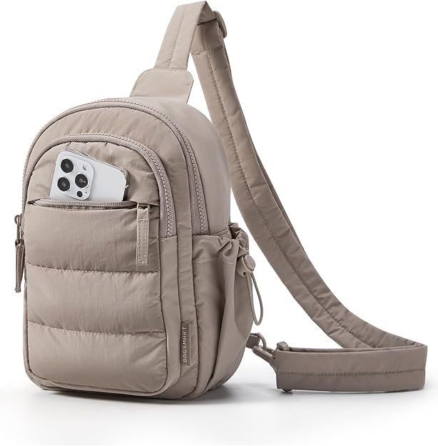 <a href="https://amzn.to/3SgMaxf" data-type="link" data-id="https://amzn.to/3SgMaxf">BAGSMART Small Sling Bag for Women, Puffer Crossbody Bag Purses Hobo Handbag Fanny Packs for Travel Hi</a>king