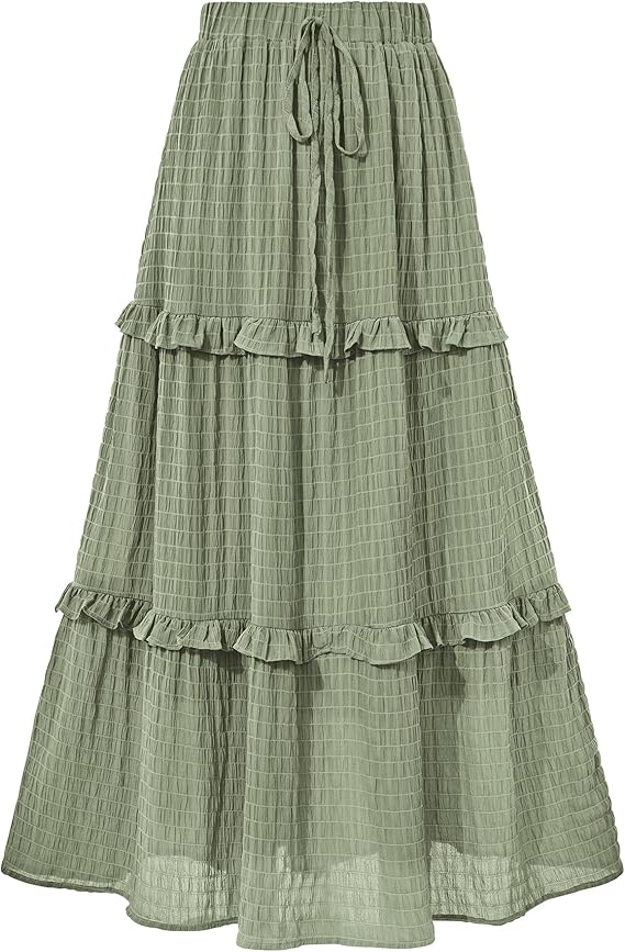 <a href="https://amzn.to/3Qyymxw" data-type="link" data-id="https://amzn.to/3Qyymxw">BTFBM Women's Long Summer Skirt 2026 Elegant High Waist Cocktail Party Wedding Guest Dress Flared A-Line Midi Skirts</a>